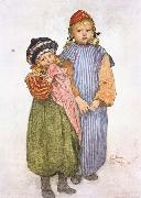 Carl Larsson Carpenter Hellberg-s Children china oil painting artist
